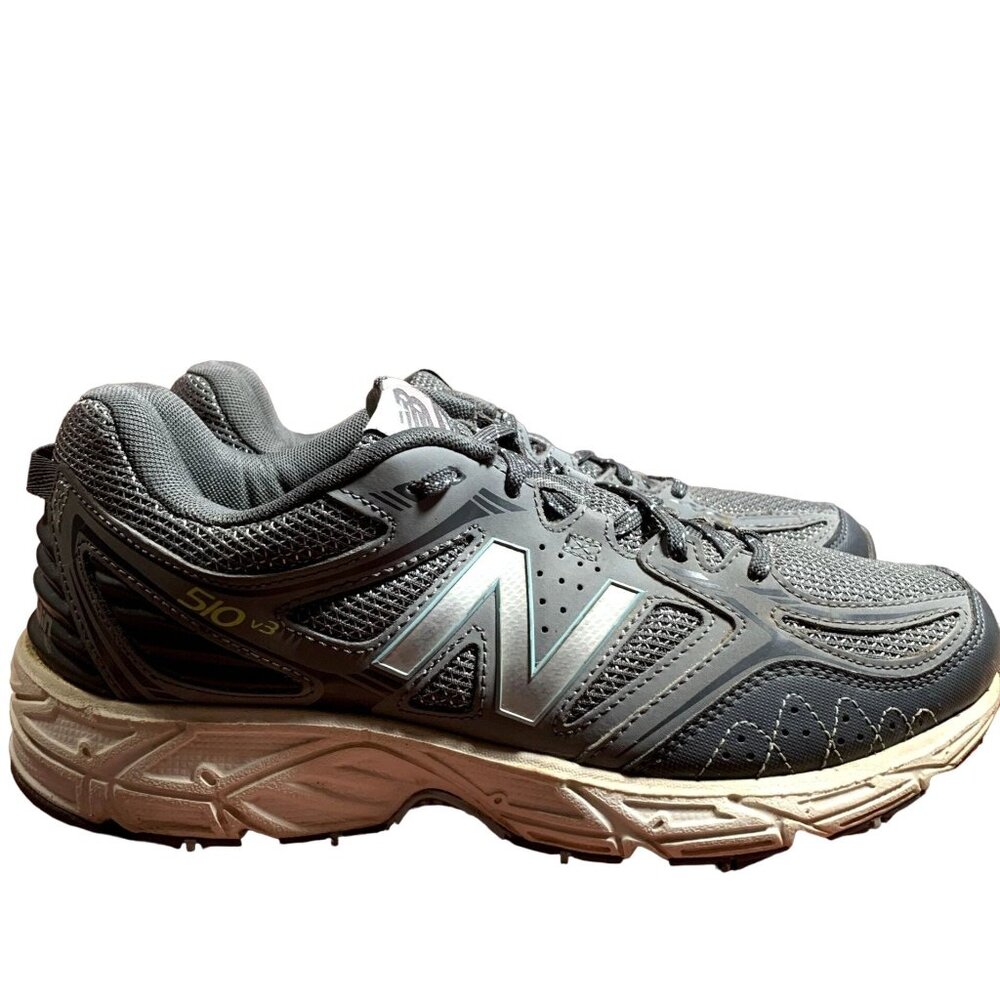 New Balance 510v3 Sneaker Womens 9 D Gray All Terrain Trail Running Hiking Shoes